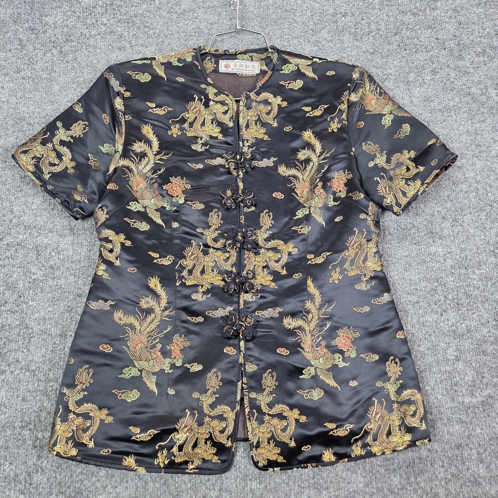 Cheongsam top Blouse Chinese Shanghai Brocade qipao top Size S/M?